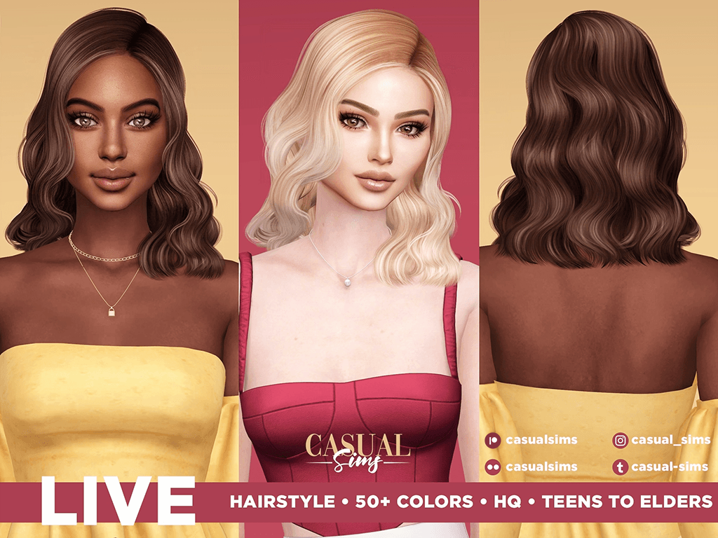 Скриншот мода Прическа Live Hairstyle